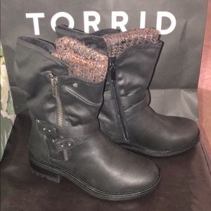Torrid sweater boots
